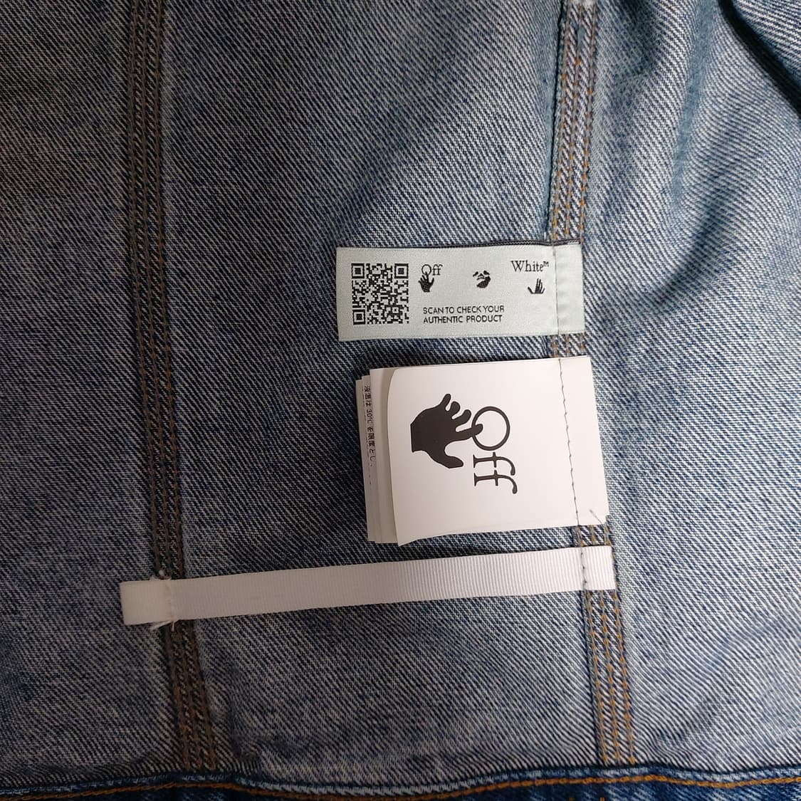 오프화이트 데님자켓 상품이미지5