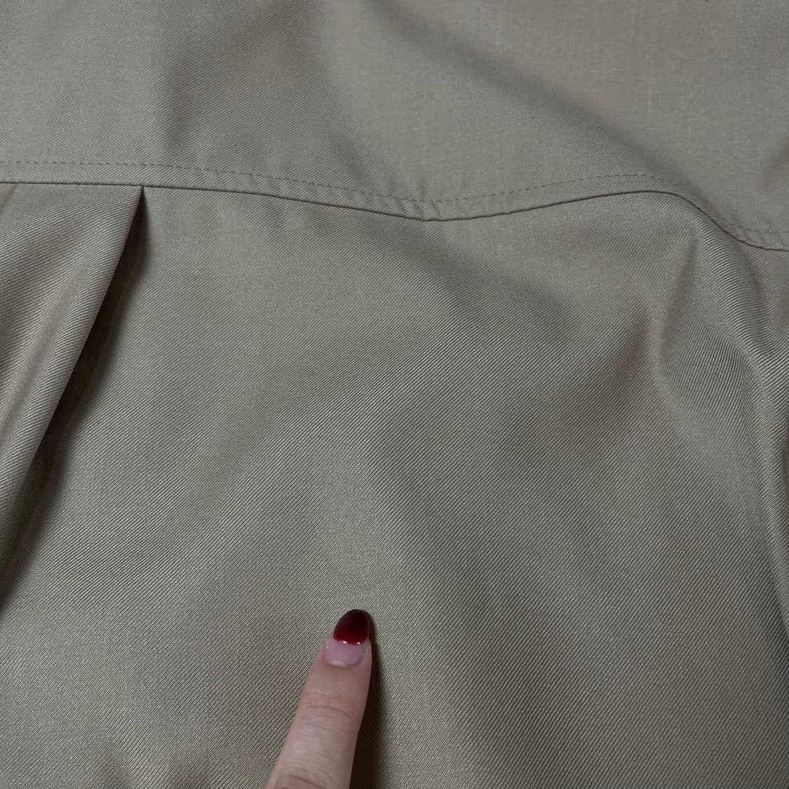 엘무드 베이지 원포켓 긴팔 셔츠 46 상품이미지8