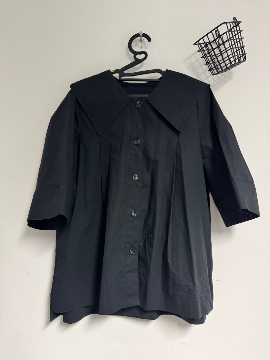 여성 칼라거펠트 세일러 카라 블라우스 셔츠 상품이미지3