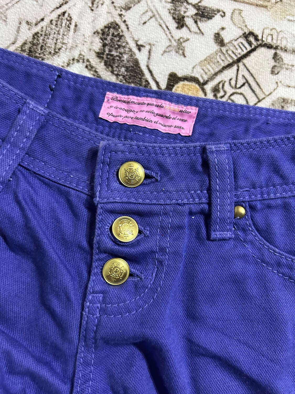 Rienda gal purple hot pants 상품이미지4