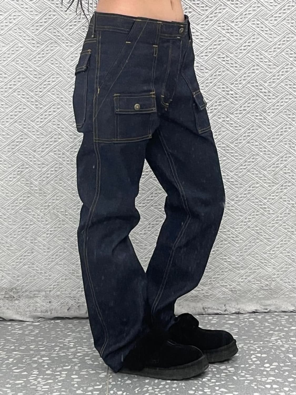 궁호 USA 멀티포켓 워크 데님팬츠 청바지 32인치 C08466 상품이미지1