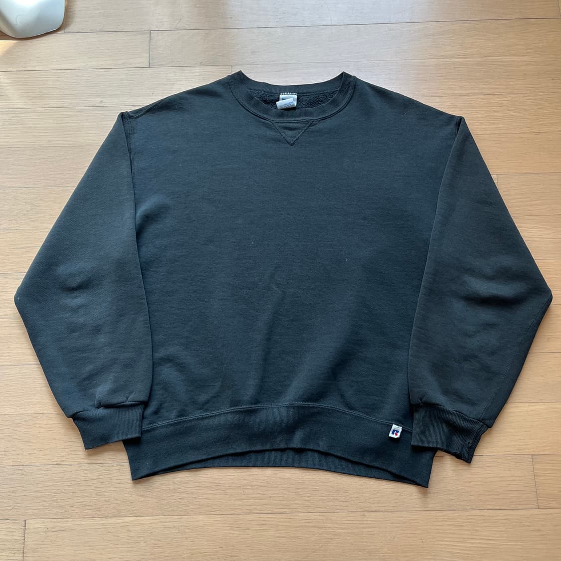 90년대 러셀 스웻셔츠 블랙 컬러 미국제조 USA 상품이미지1