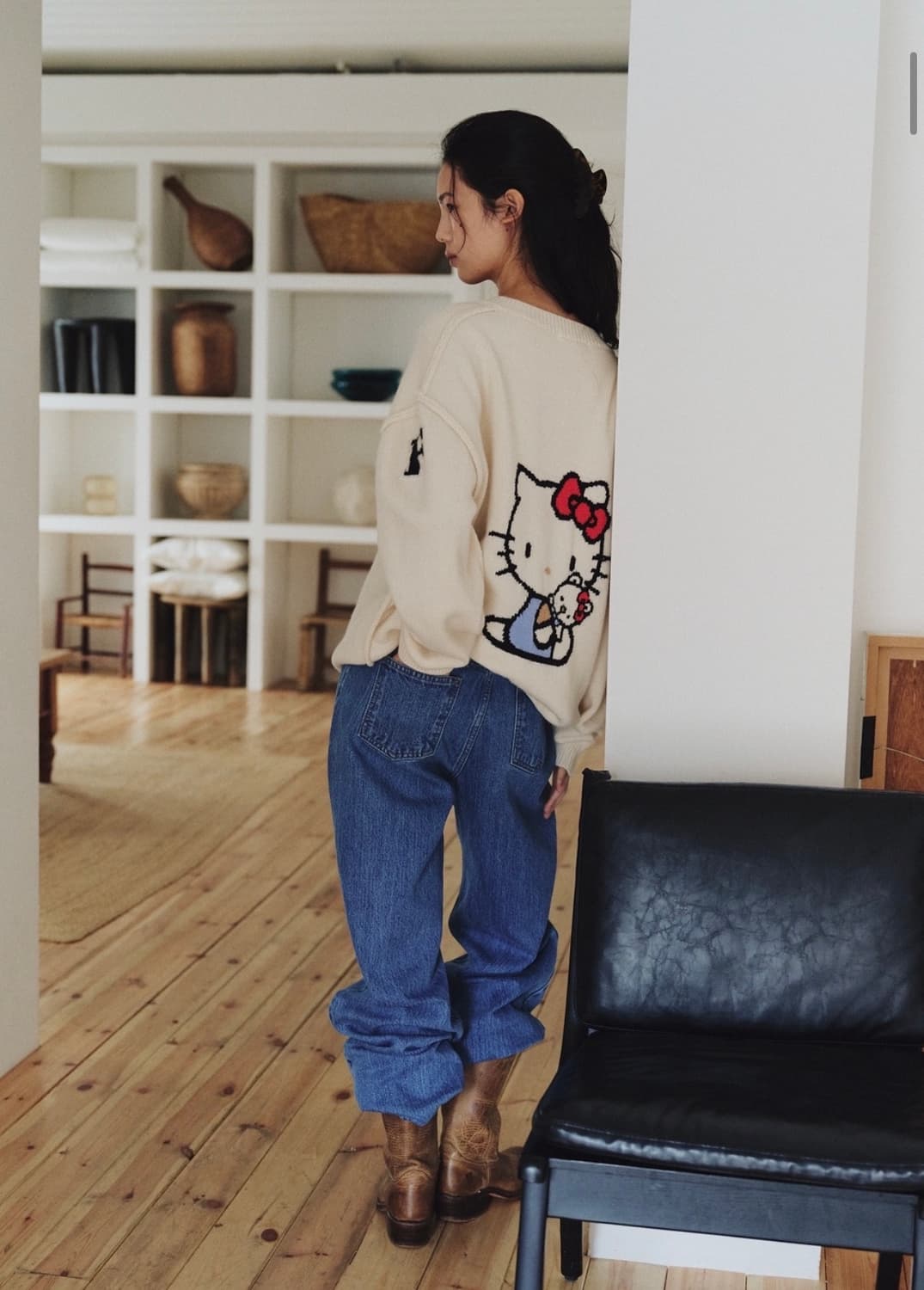 파르벵 키티 니트(완전 새상품) 상품이미지1