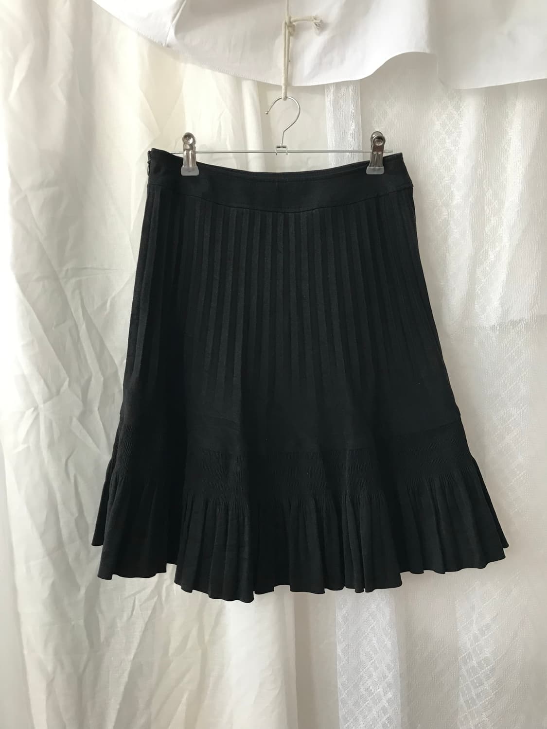 블랙 플리츠 스커트  상품이미지7