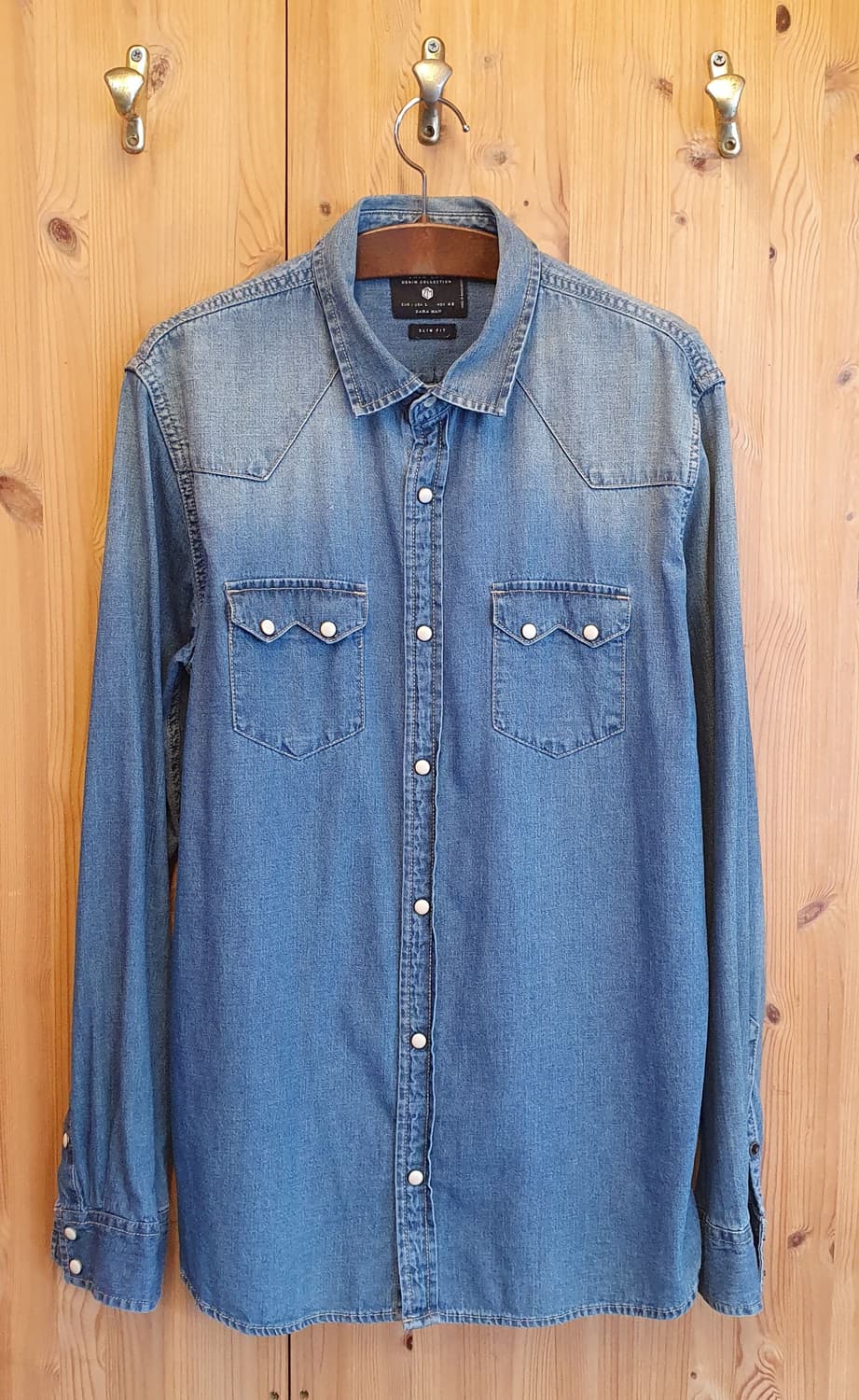 100.ZARA MAN 데님 셔츠 상품이미지1