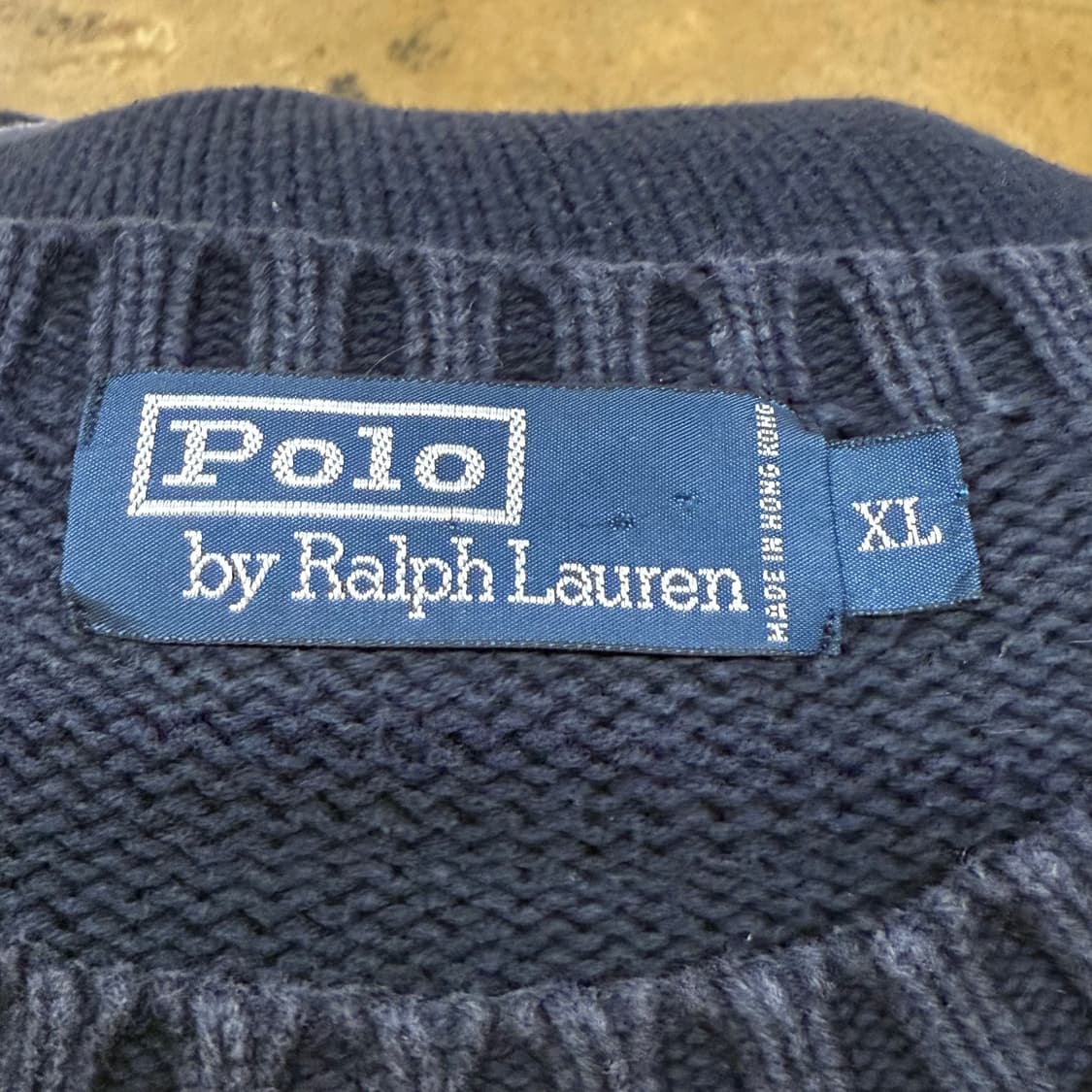 [정품/XL] 폴로 랄프로렌 스트라이프 니트 네이비 b15 상품이미지5