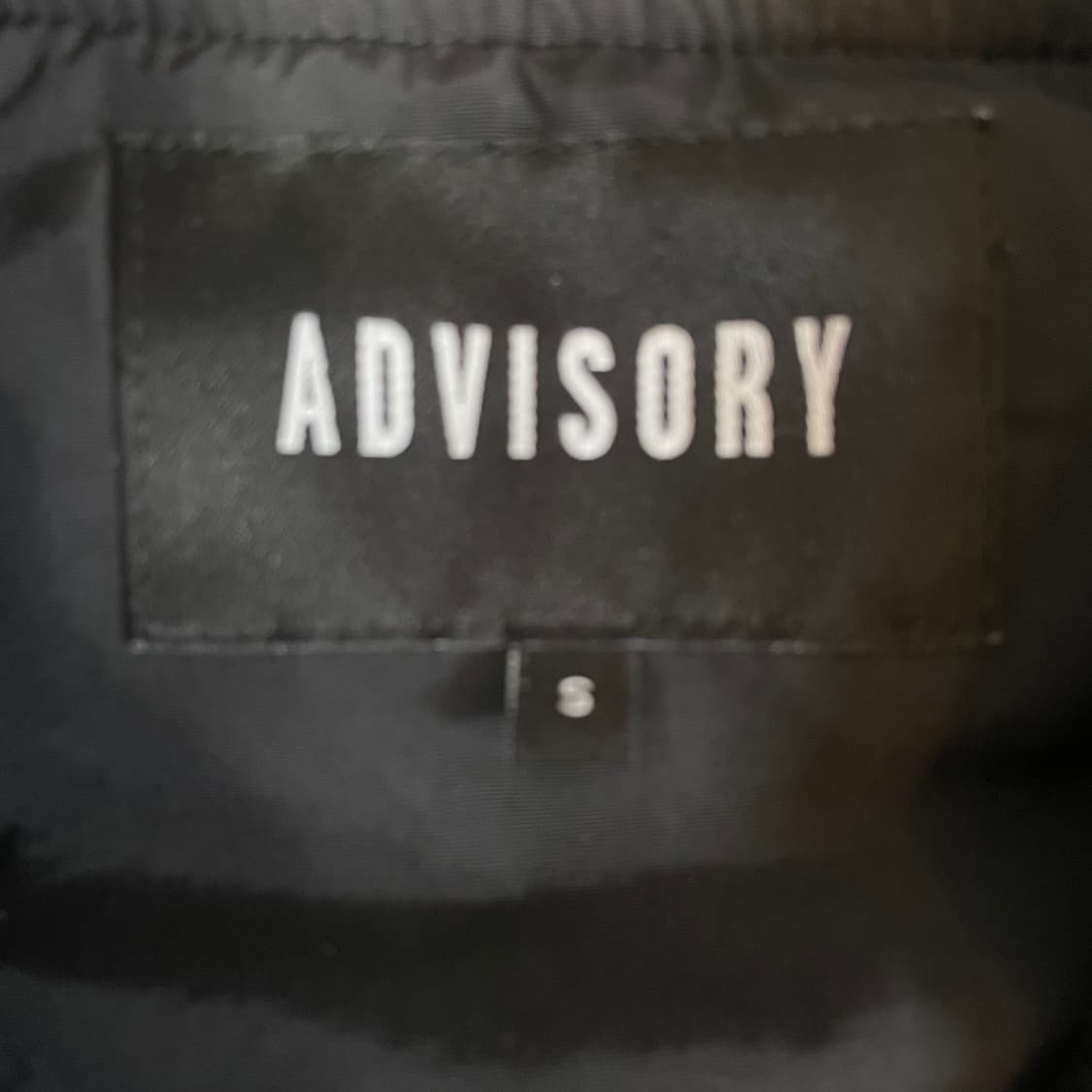 어드바이저리 빅로고 블랙 항공 점퍼 S 상품이미지5