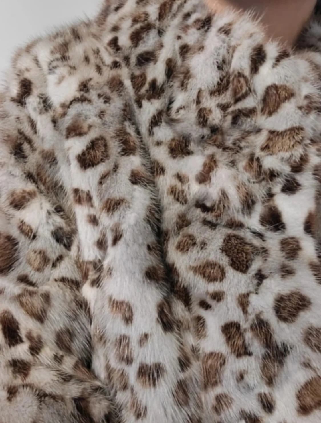 발렌시아 호피 고급밍크 상품이미지1