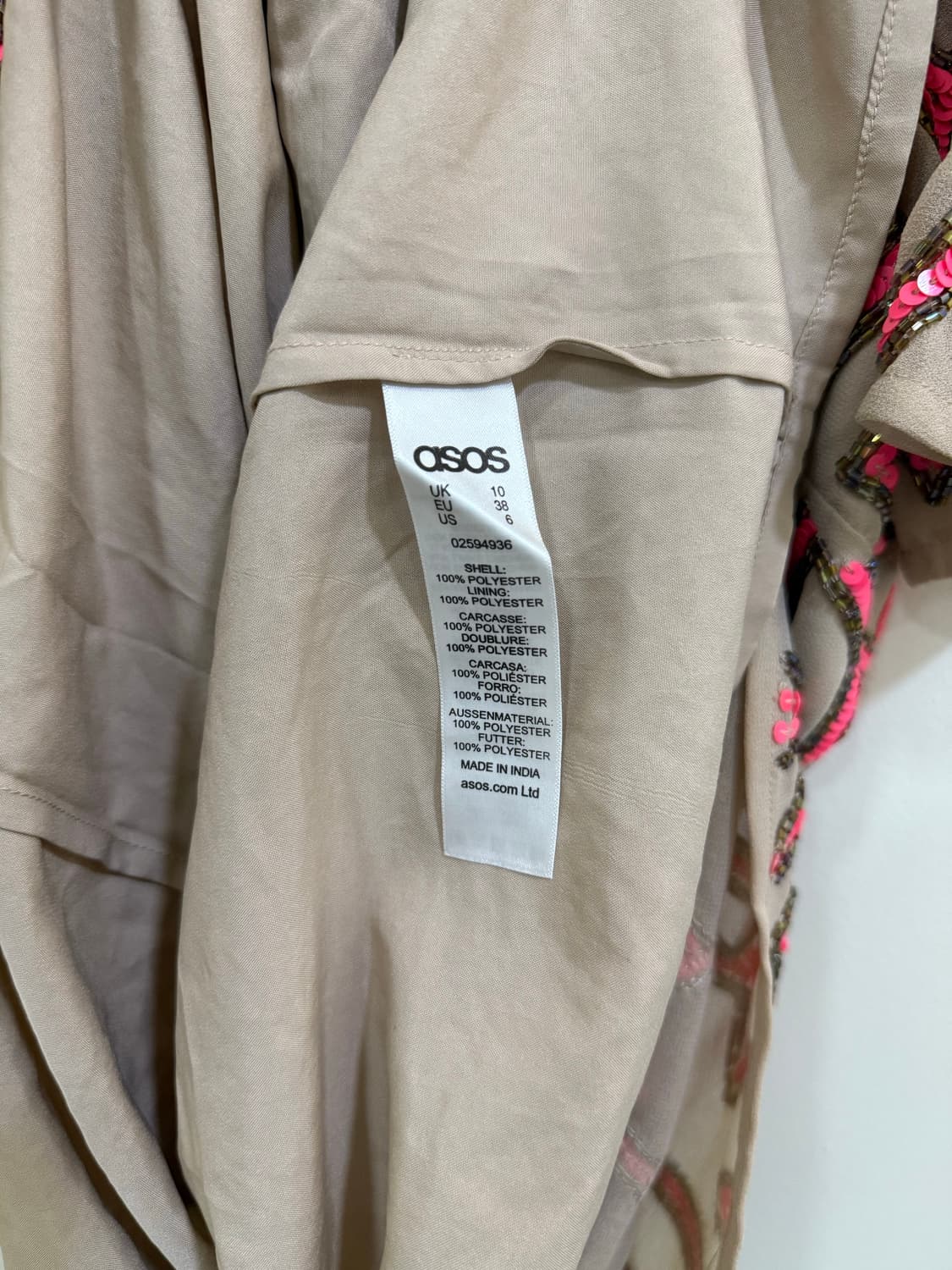 아소스 asos 비즈 원피스 정품 상품이미지4