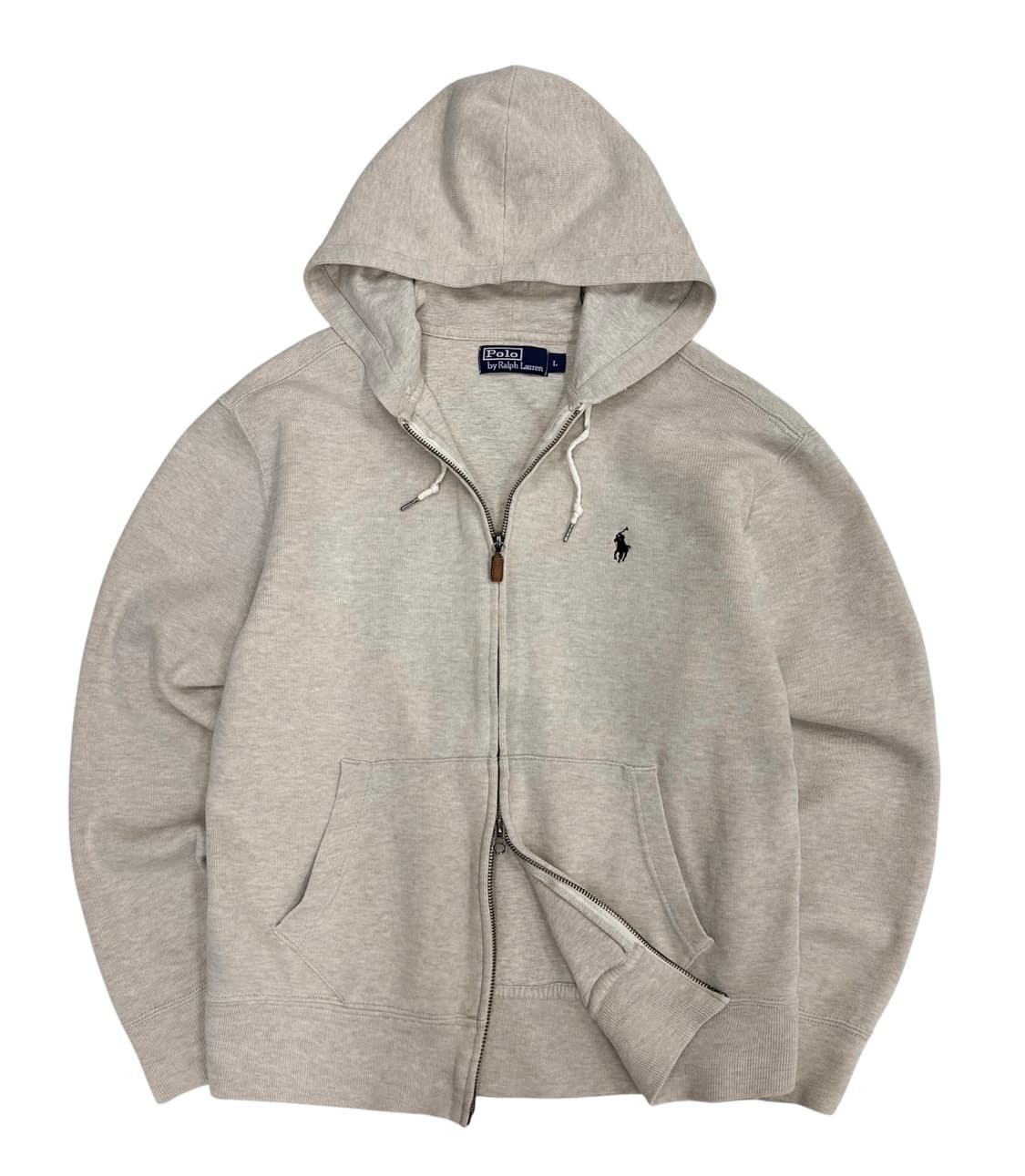 00s 폴로 투웨이 후드집업 베이지 (L) 상품이미지1