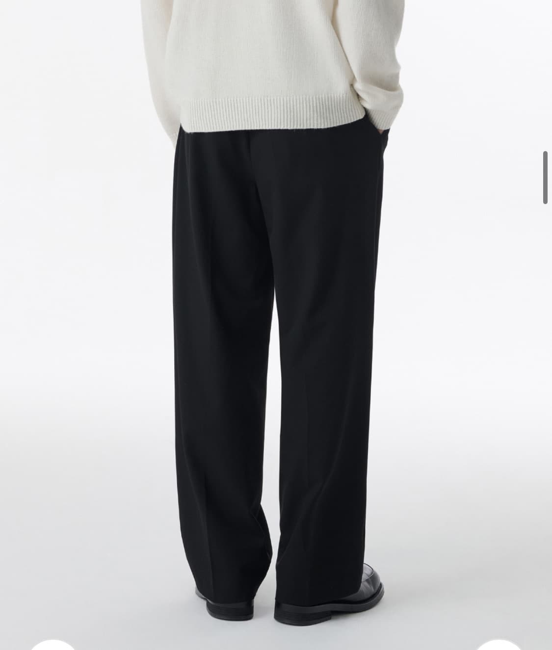 밴딩 와이드 슬랙스 26 (수트 셋업) 상품이미지2