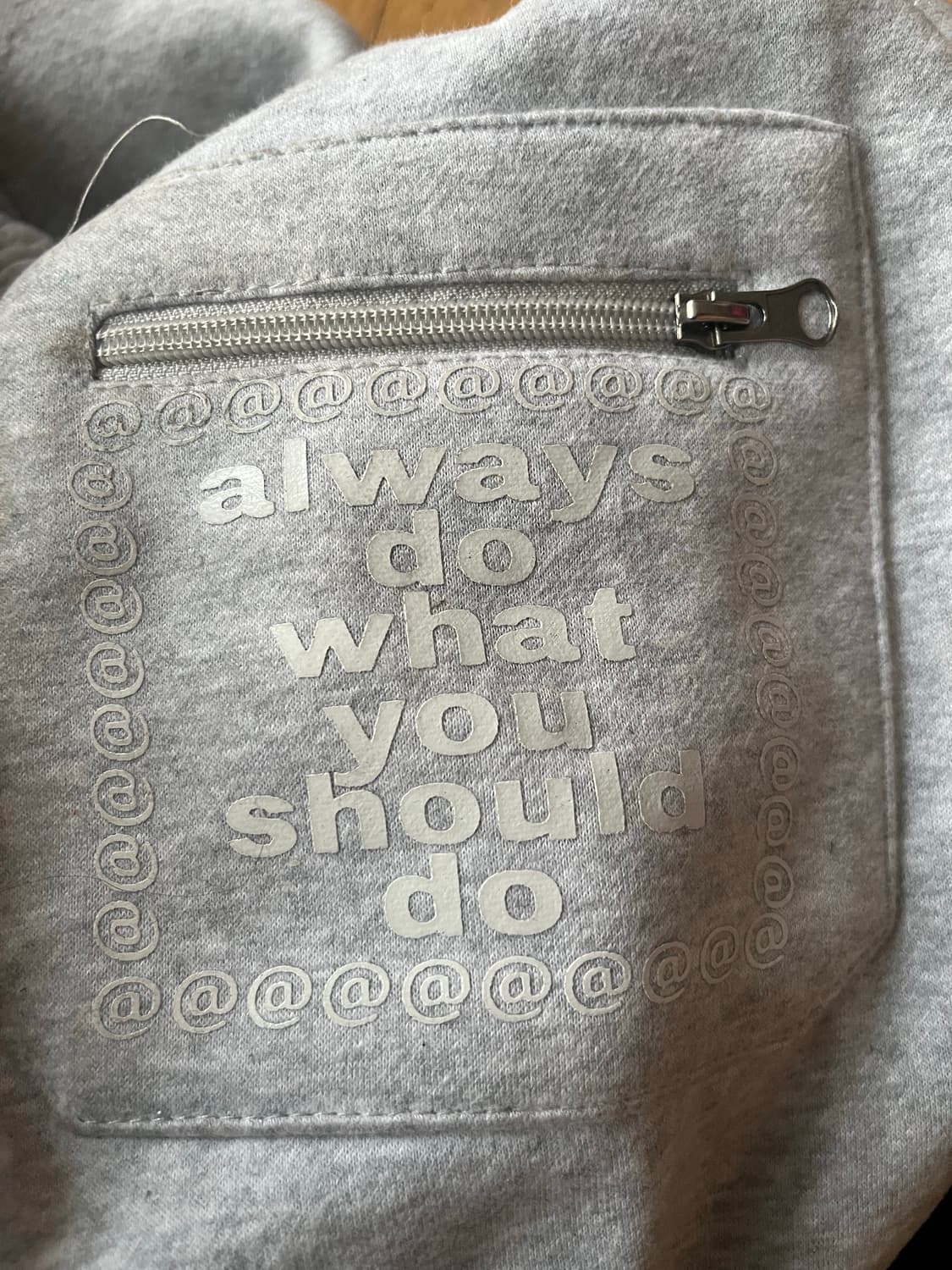 Always do what you should do 회색 스웻팬츠 상품이미지4