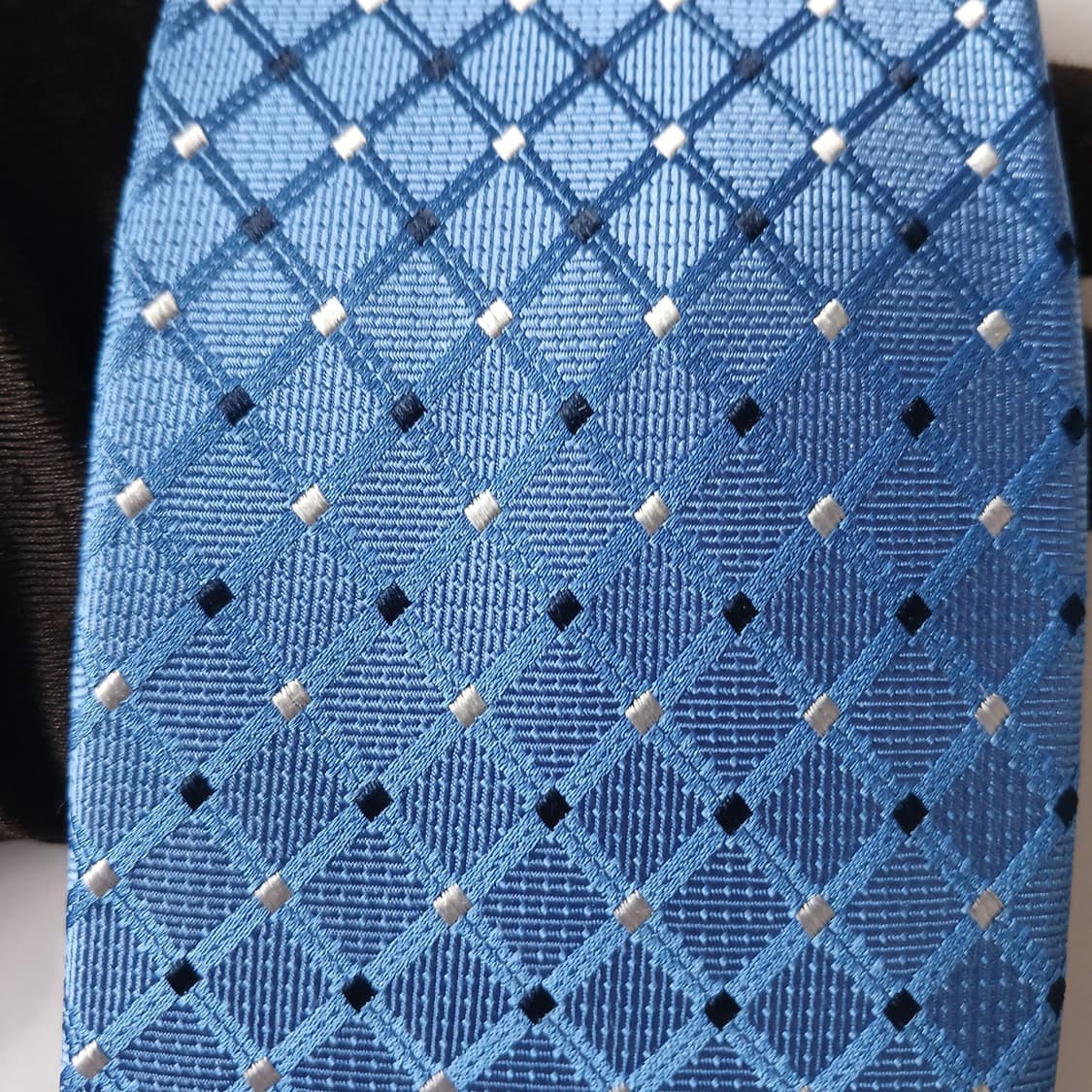 마이클코어스 실크 다이아 패턴 넥타이 8.2cm A+등급 A19846 상품이미지8