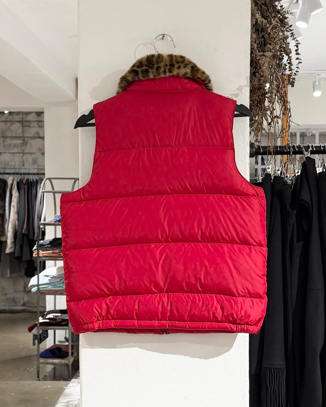 데님 앤 서플라이 레드 레오타드 퍼카라 패딩 베스트 상품이미지6