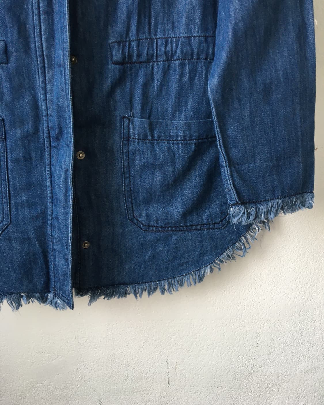 Fringe point hood zip up 상품이미지4