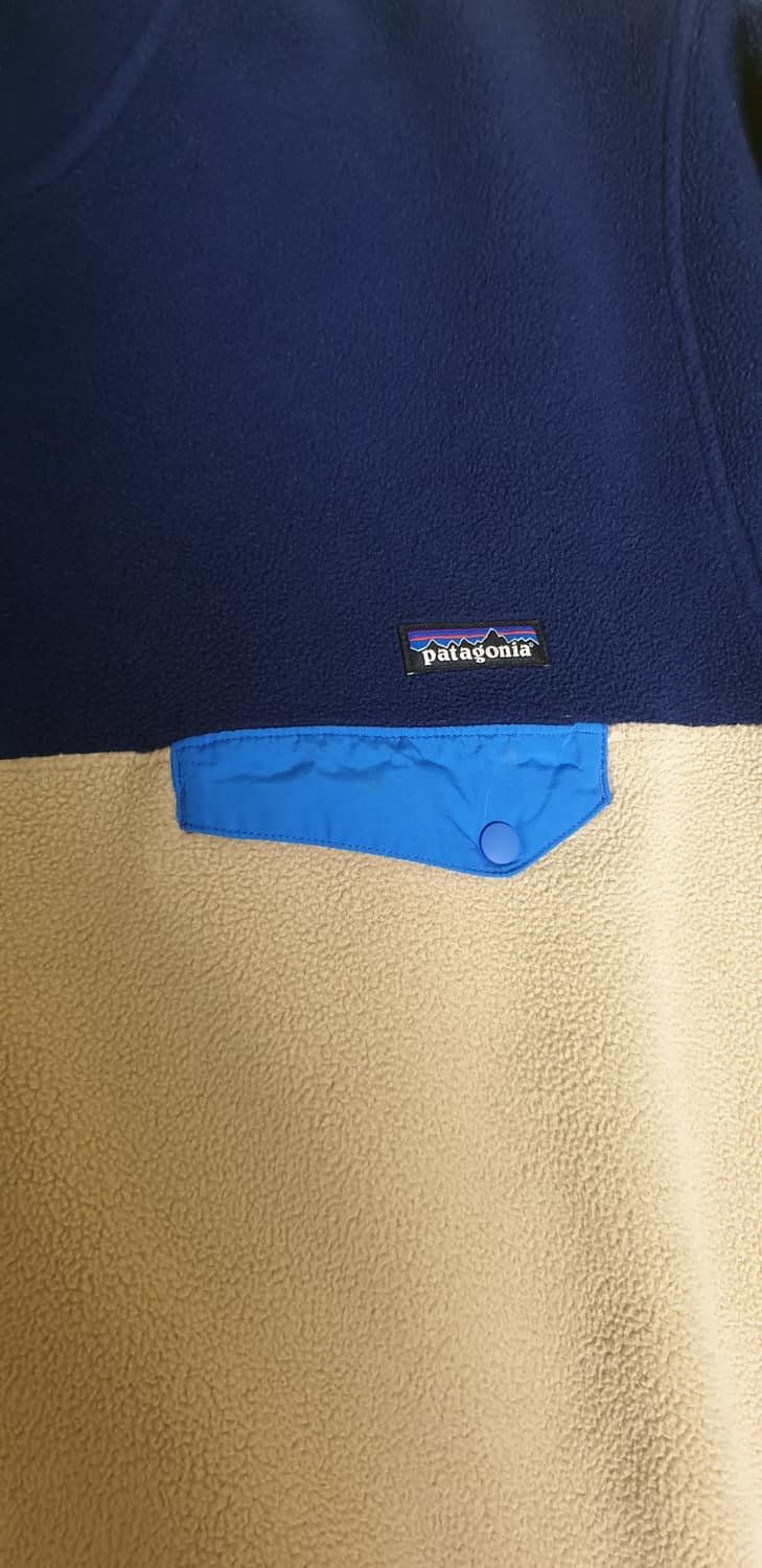 파타고니아 헤비웨이트 신칠라 풀오버 네이비 베이지 L
 상품이미지4