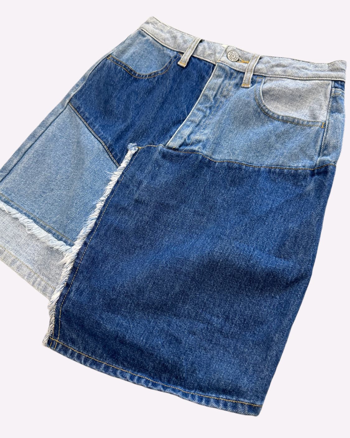 CECIL MCBEE rework denim skirt 상품이미지2