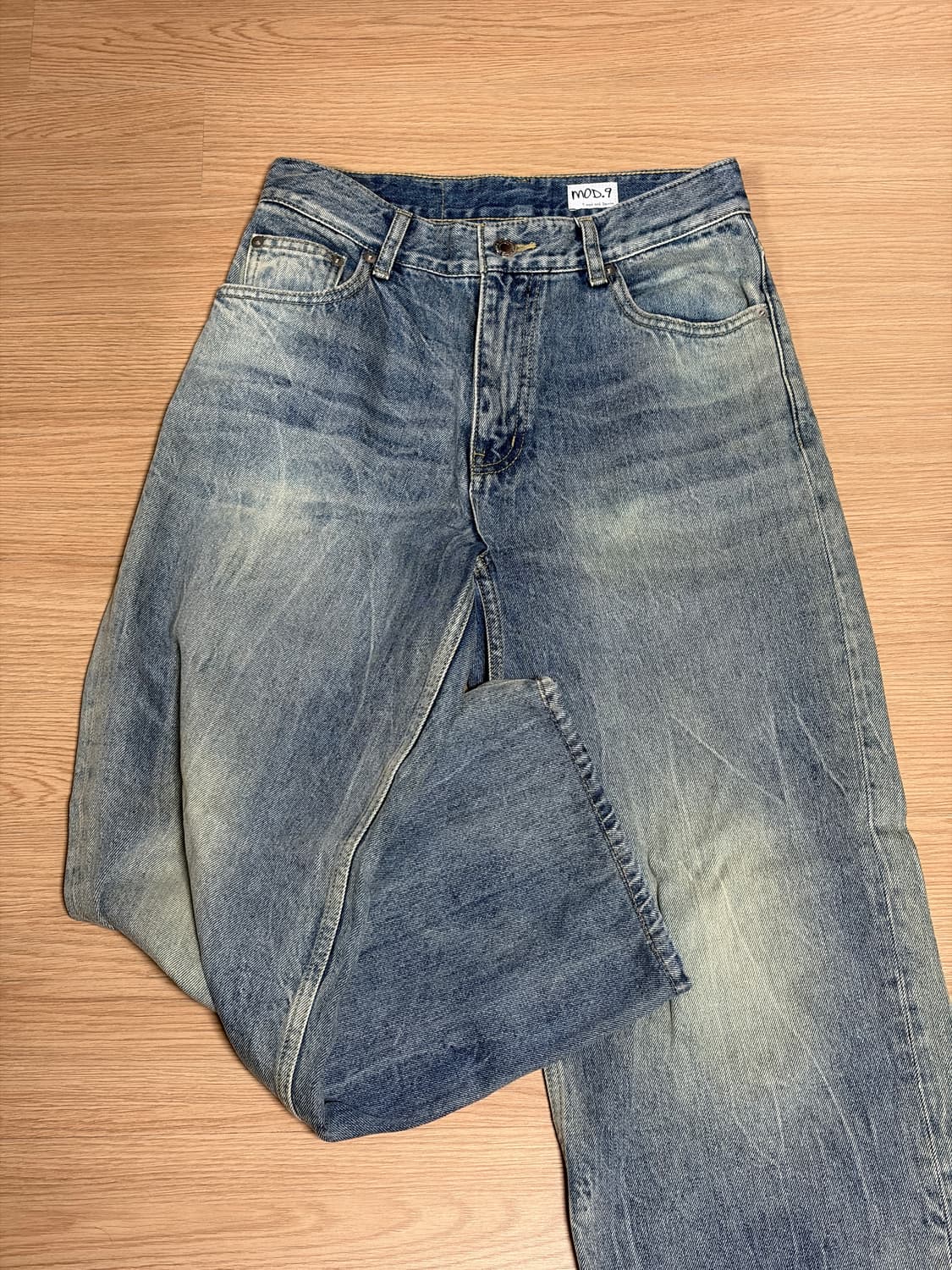 모드나인 턴미온 데님팬츠 상품이미지1