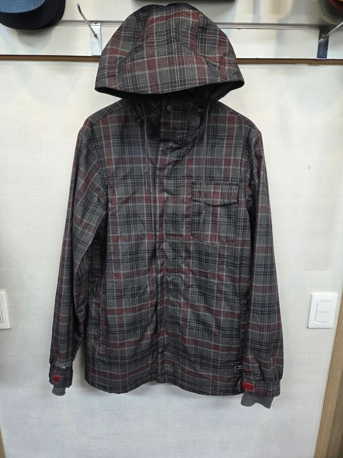 나이키 스톰핏 체크 보드 후디자켓 sp m 상품이미지1