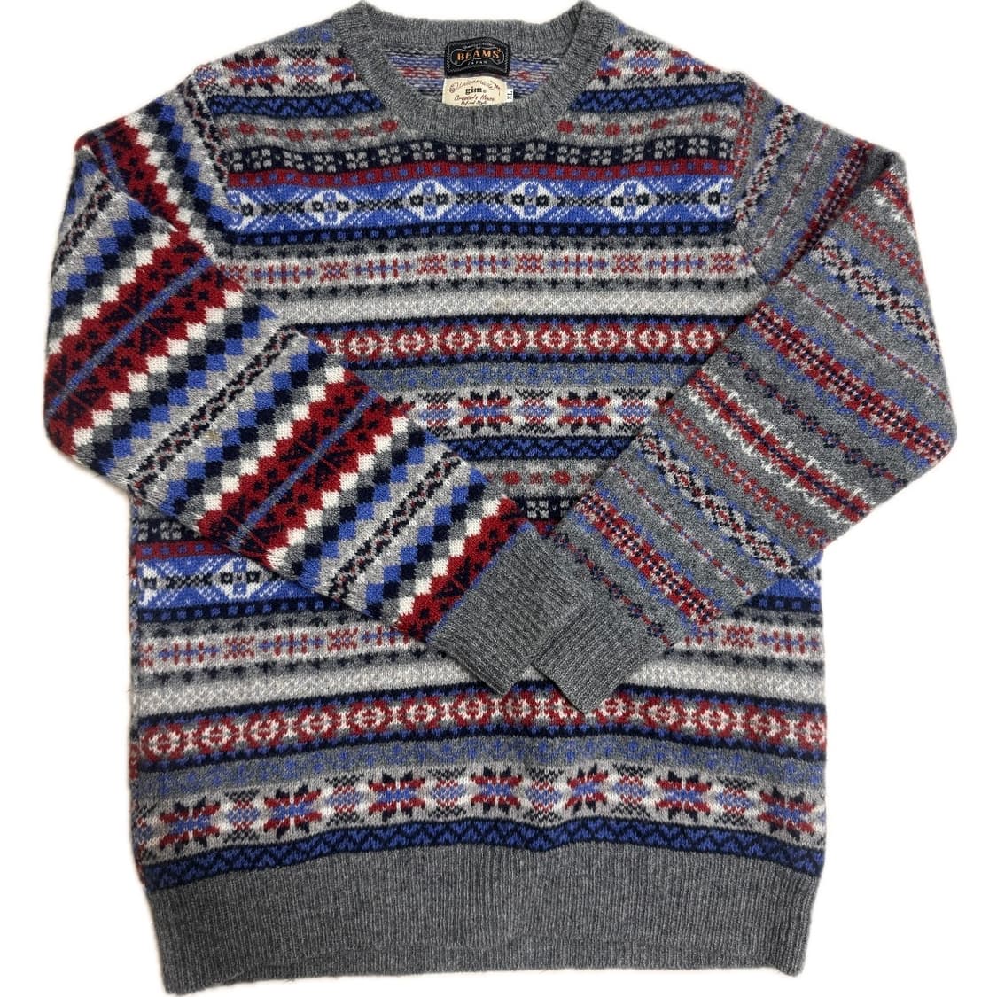 Beams plus  x Gim 콜라보 스웨터 XL 상품이미지1