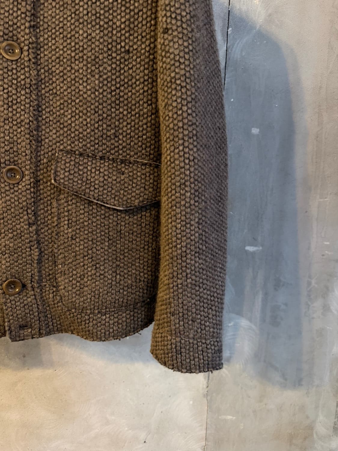 스위스 크리스 니트 블루종 남성100 상품이미지4