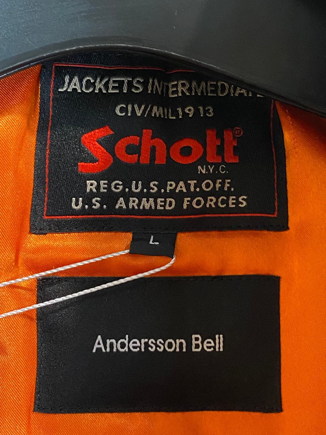 쇼트 × 앤더슨 벨 수베니어 드래곤 MA-1 자켓 상품이미지4