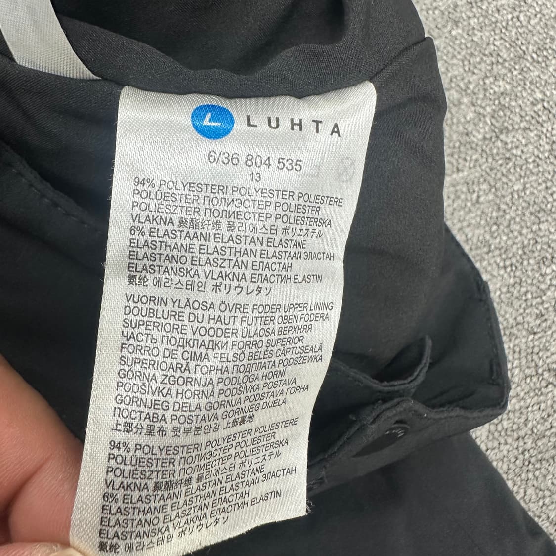 LUHTA 루타 기능성 고어택스 팬츠 상품이미지5