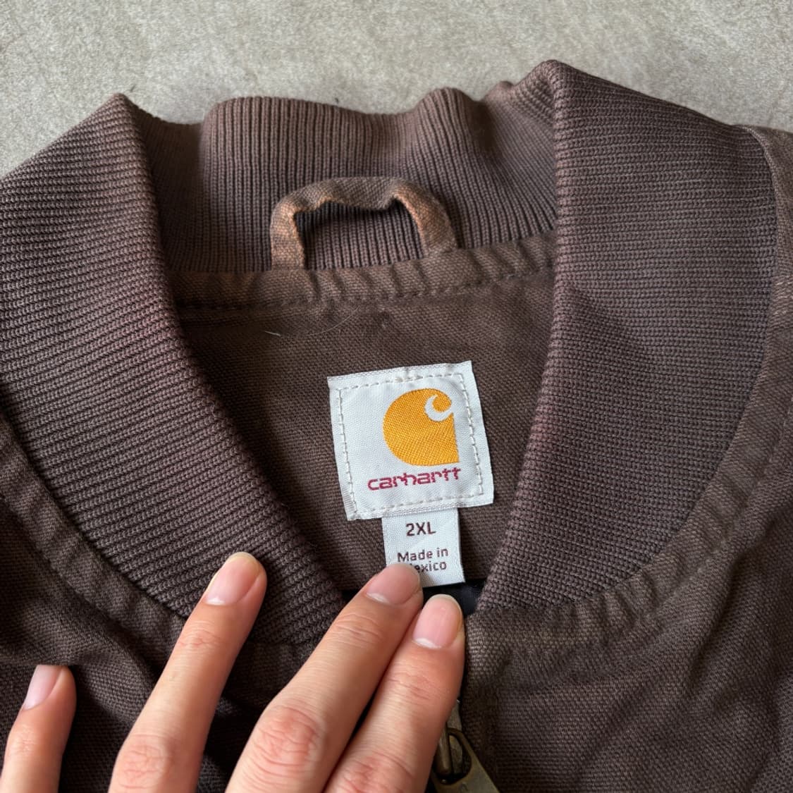 칼하트 빅사이즈 덕 캔버스 조끼  상품이미지5