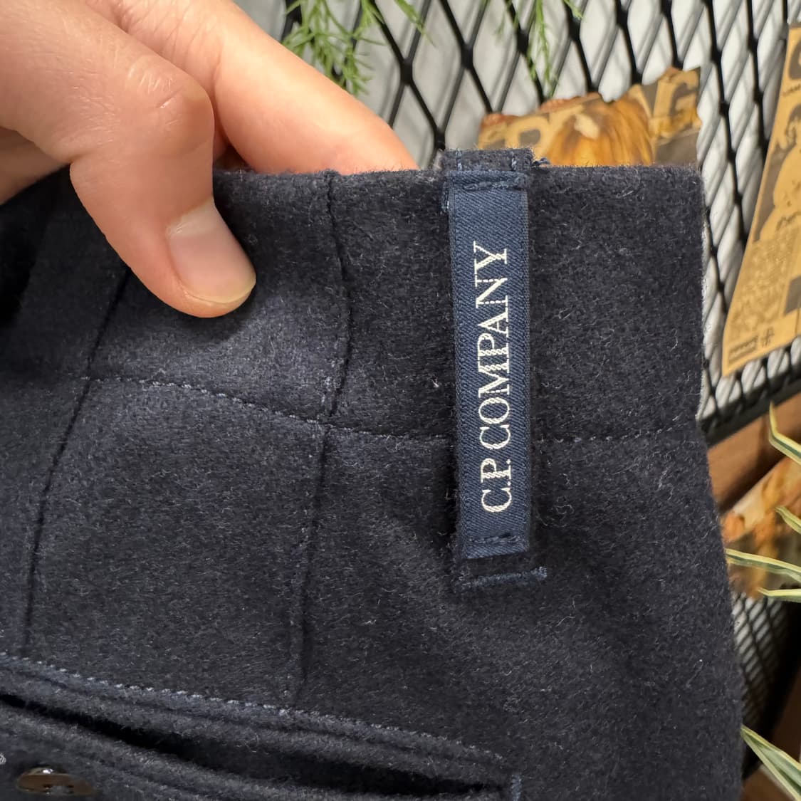 14F/W C.P 컴퍼니 울 블렌드 카고 팬츠 다크 네이비 상품이미지5