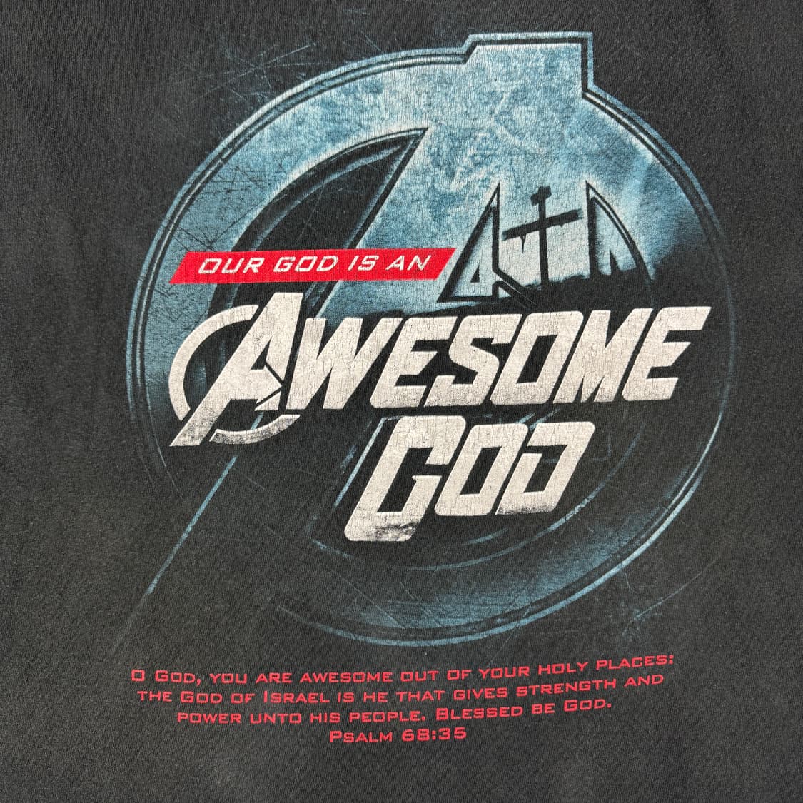 00s Jesus Marvel Avengers Parody 지저스 티셔츠 상품이미지3