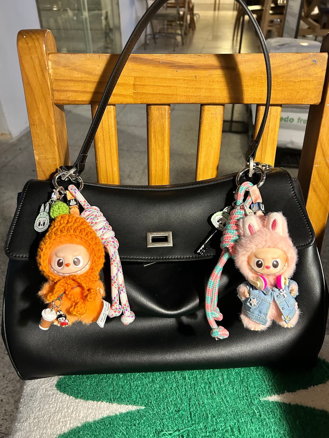 🙊미니라부부 내 마음속 비밀번호”Z”커스텀키링 상품이미지8