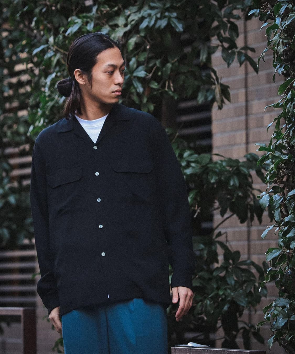 빔즈 BEAMS Loose Open Collar Shirt 상품이미지2