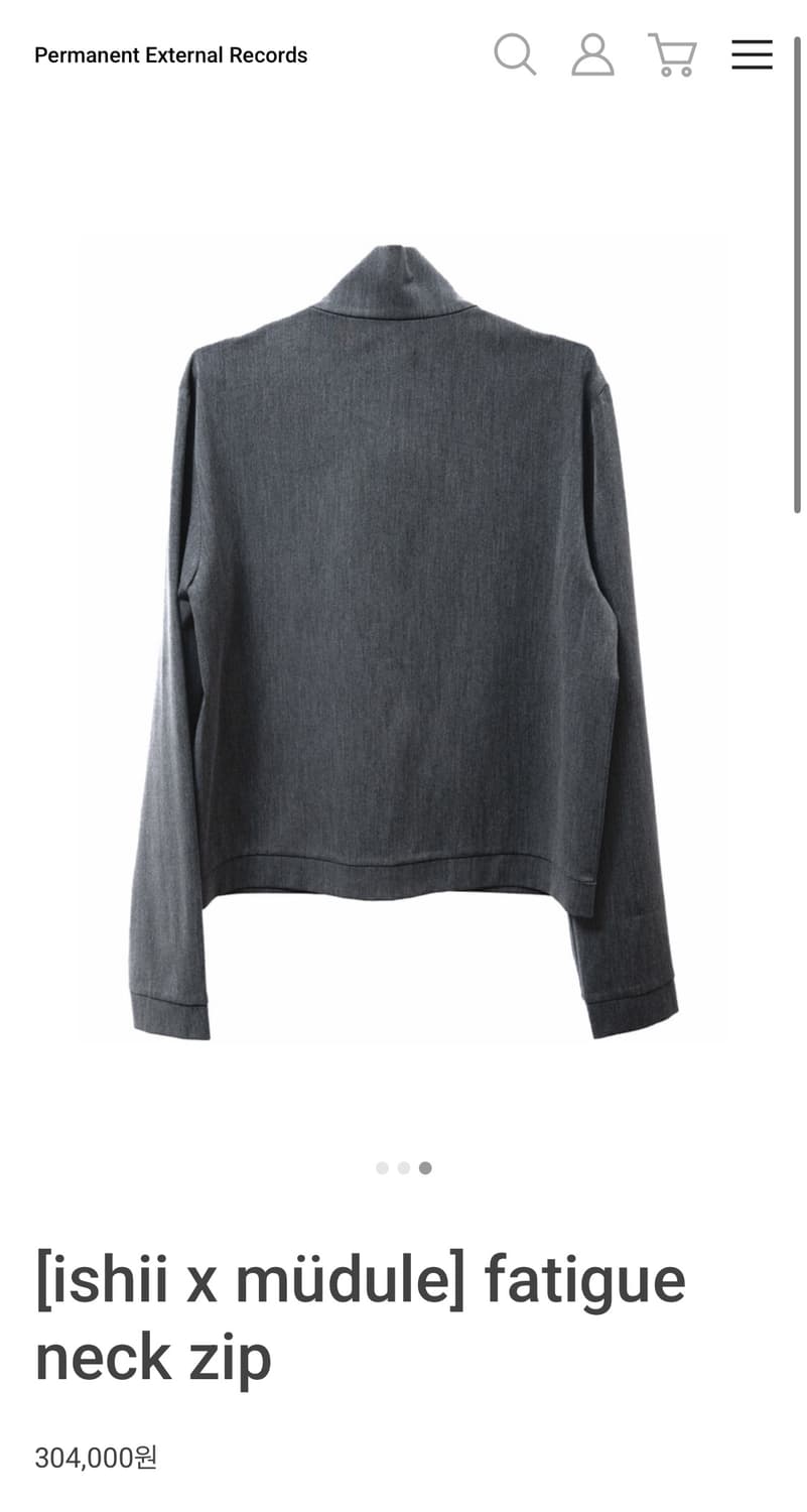 [ishii x Mudule] 머듈 fatigue neck zip  상품이미지2