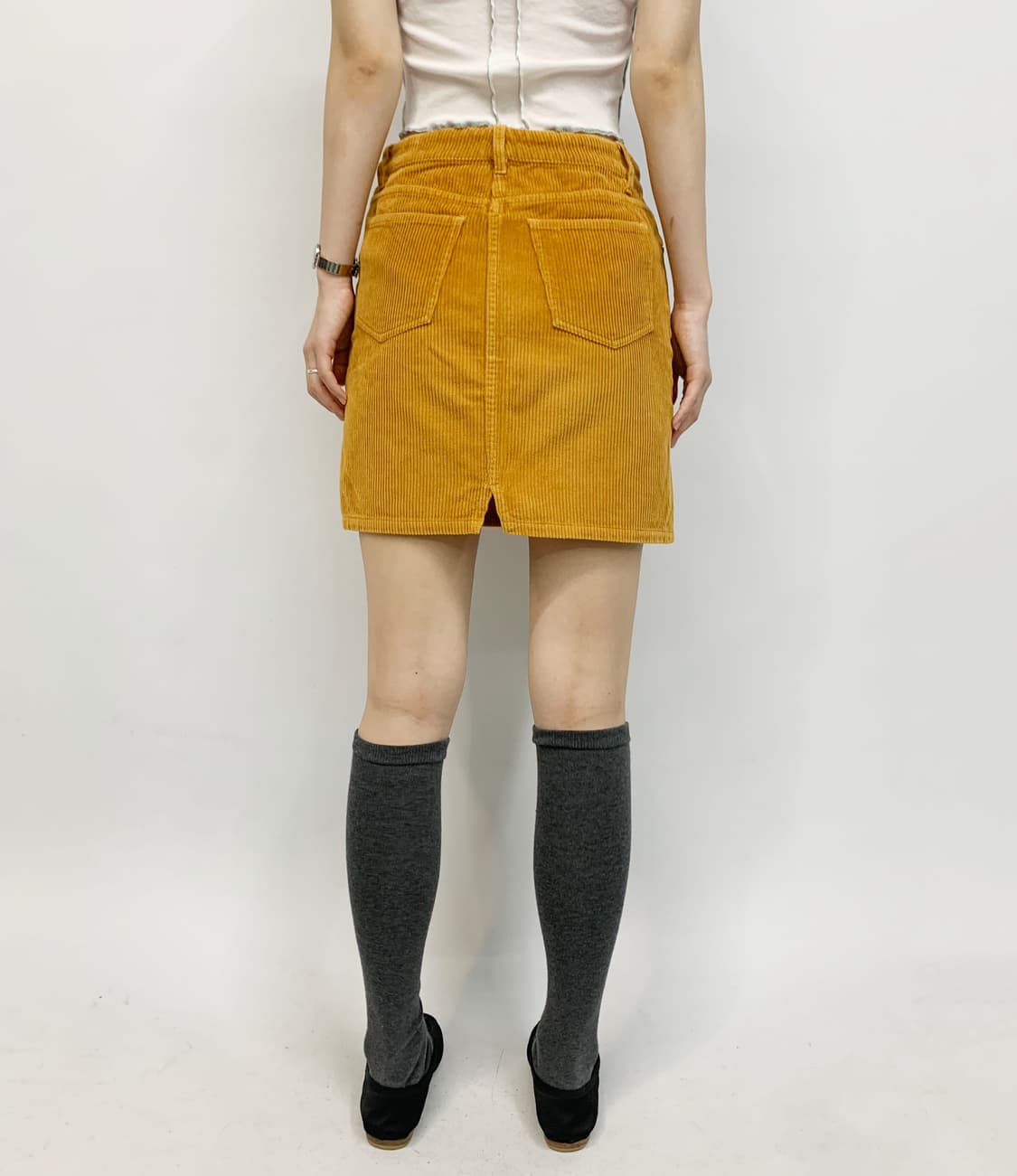아페쎄 코듀로이 미니 스커트 상품이미지4