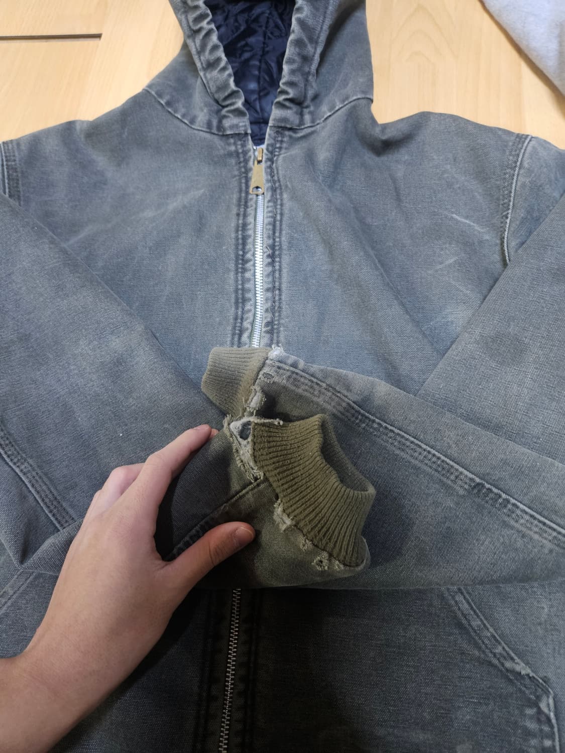 2000s 칼하트 덕 액티브 YYJj140 모스그린 Y06 MOS XL 상품이미지4