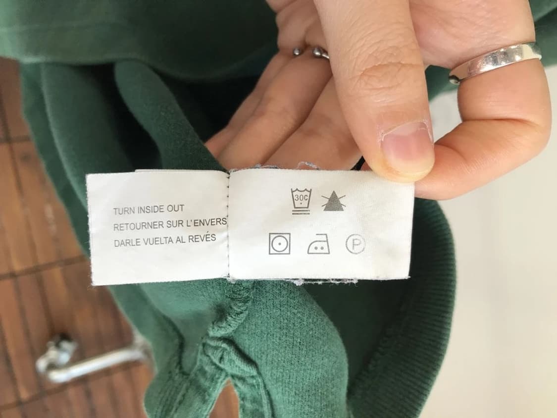 Chaps Green Quarter Zip Sweatshirt 상품이미지8