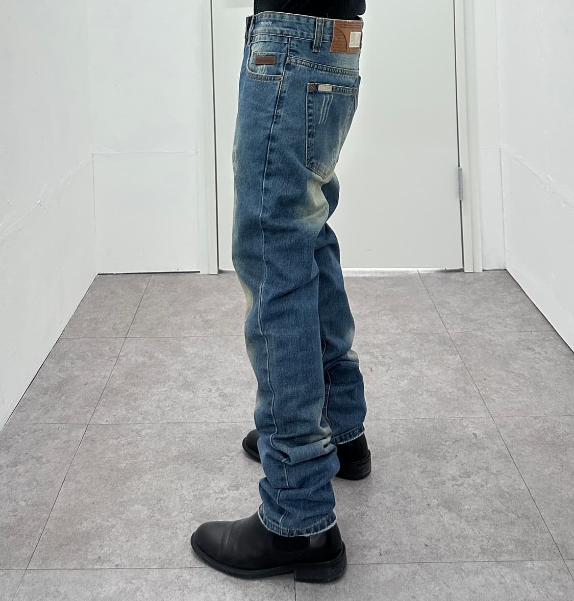 Dolce & Gabbana Metal Logo Plate Leather 상품이미지3