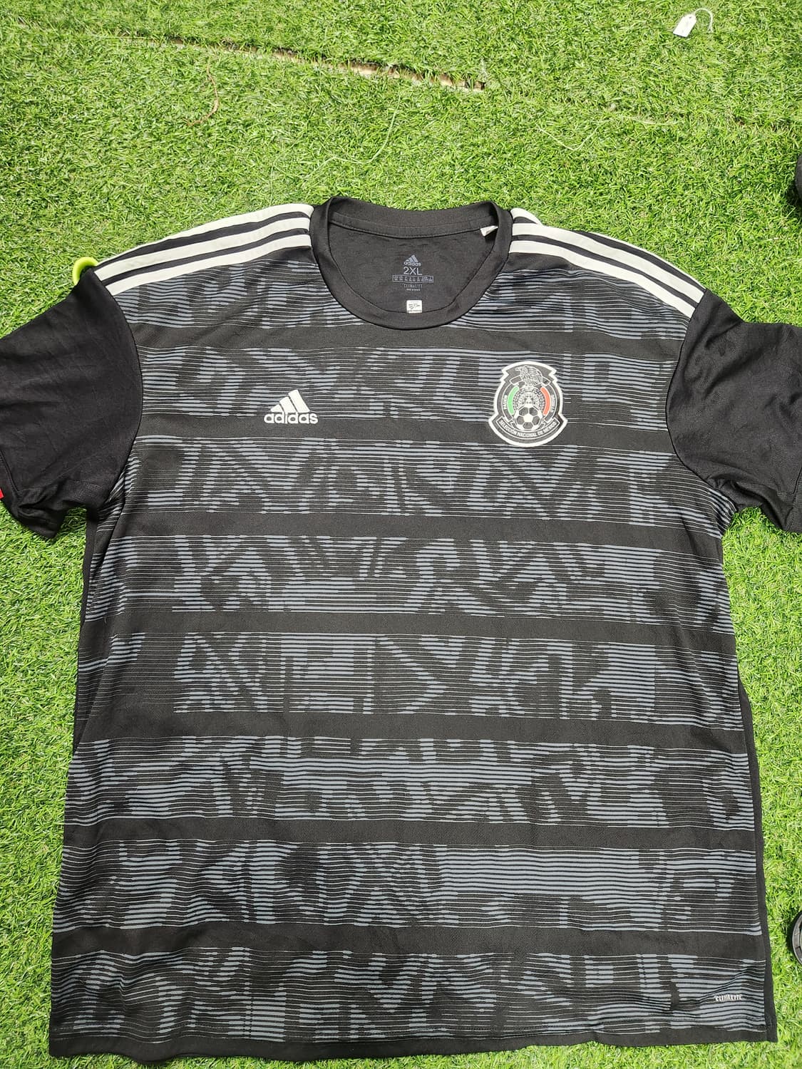 아디다스 멕시코 국대 블록코어 져지 2XL 🖤⚽ 상품이미지1