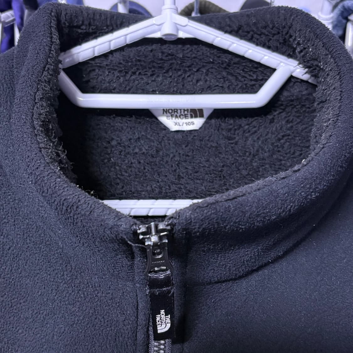노스페이스 검정 플리스 자켓 xl 상품이미지3