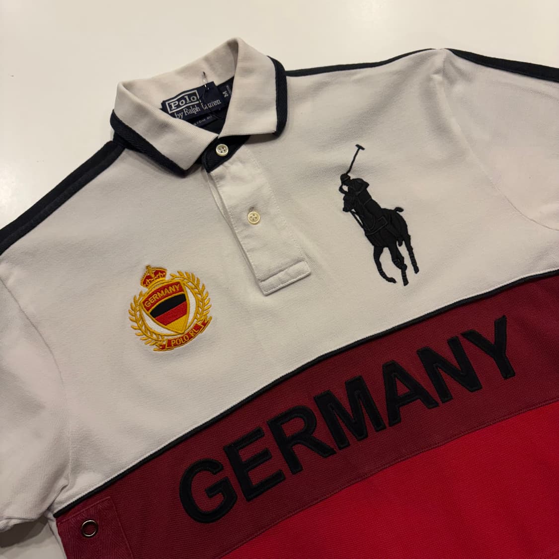 [M] 폴로 랄프로렌 독일 Germany 카라 반팔 C400 상품이미지3