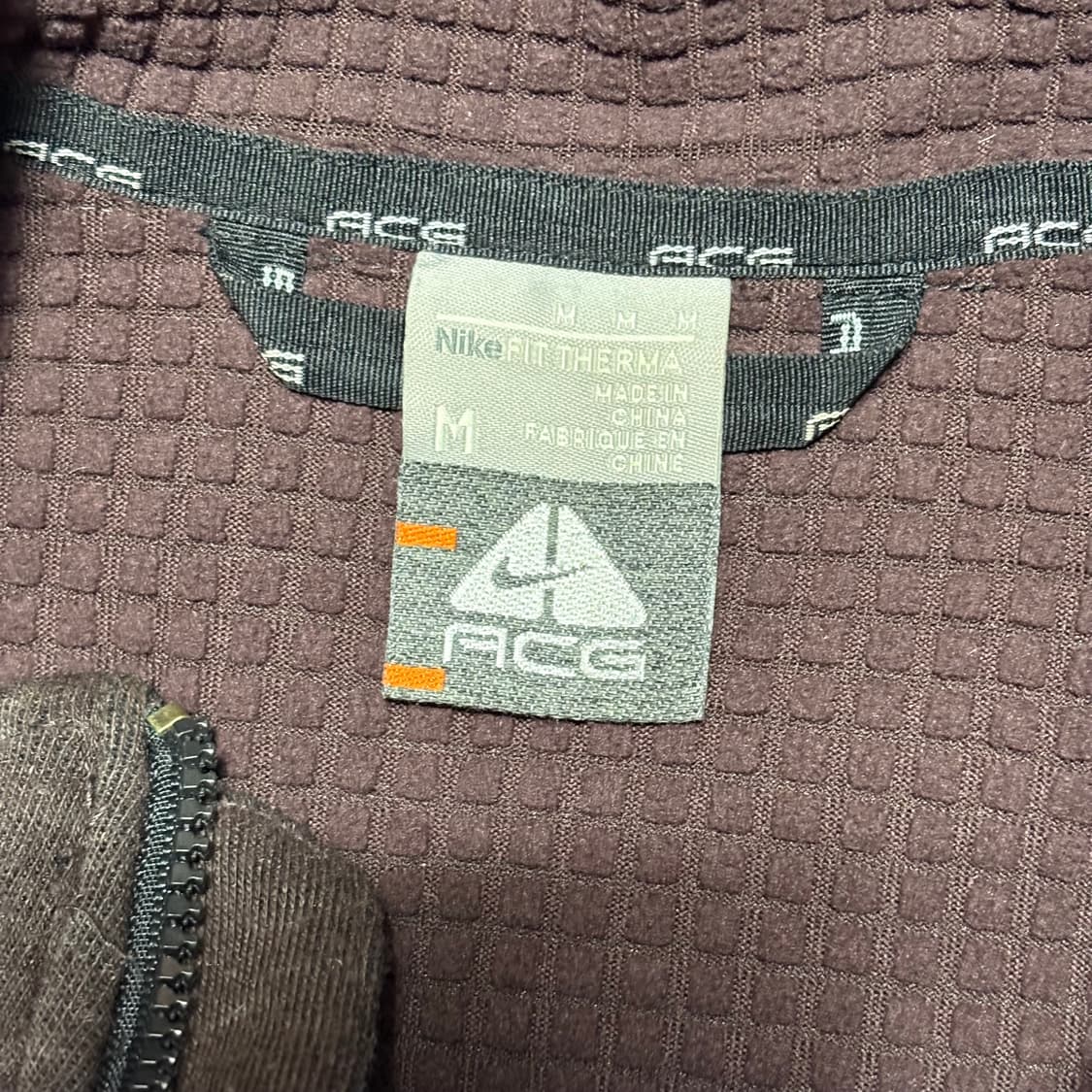 M 나이키 ACG 브라운 플리스 자켓 상품이미지4