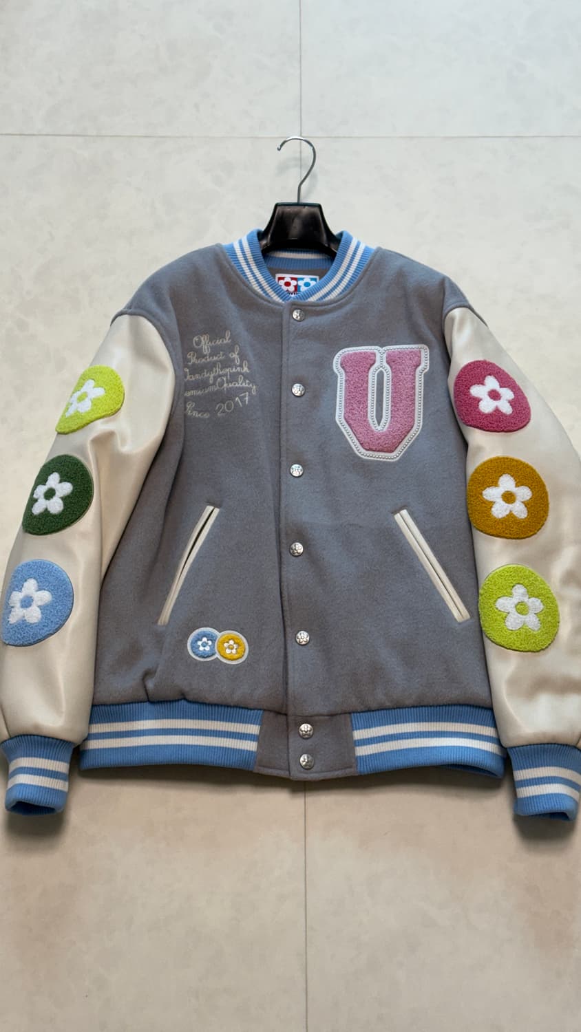 반디더핑크 브이텍 바시티 자켓 상품이미지1