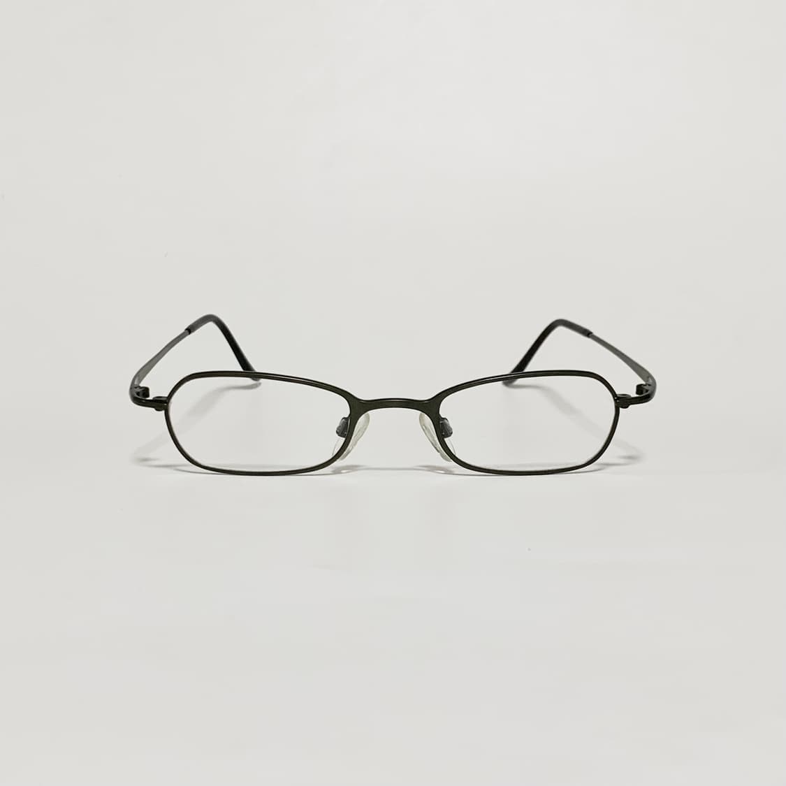 942 빈티지안경 데드스탁 딥그린 슬림 타원 사각 미니멀 데일리 메탈 상품이미지1