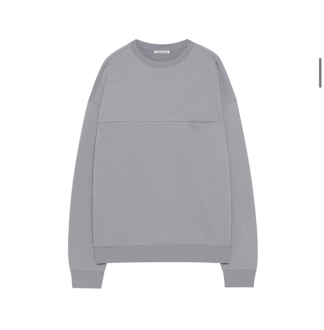 인사일런스 히든 포켓 스웨트셔츠 GREY 상품이미지2