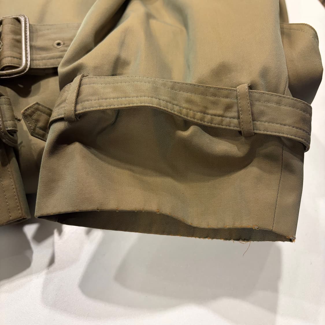 [100] 93s 입생로랑 뿌르 옴므 카키색 트렌치코트 C971 상품이미지7