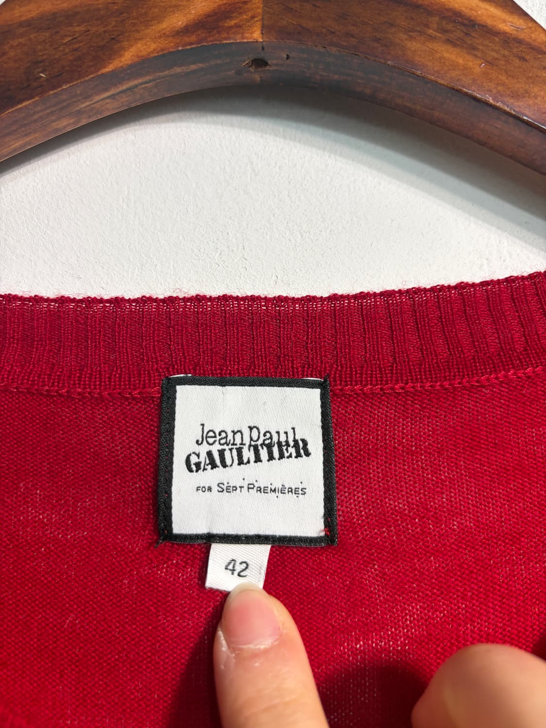  Jean Paul Gaultier 장폴고티에 울 100% 니트 가디건 상품이미지9