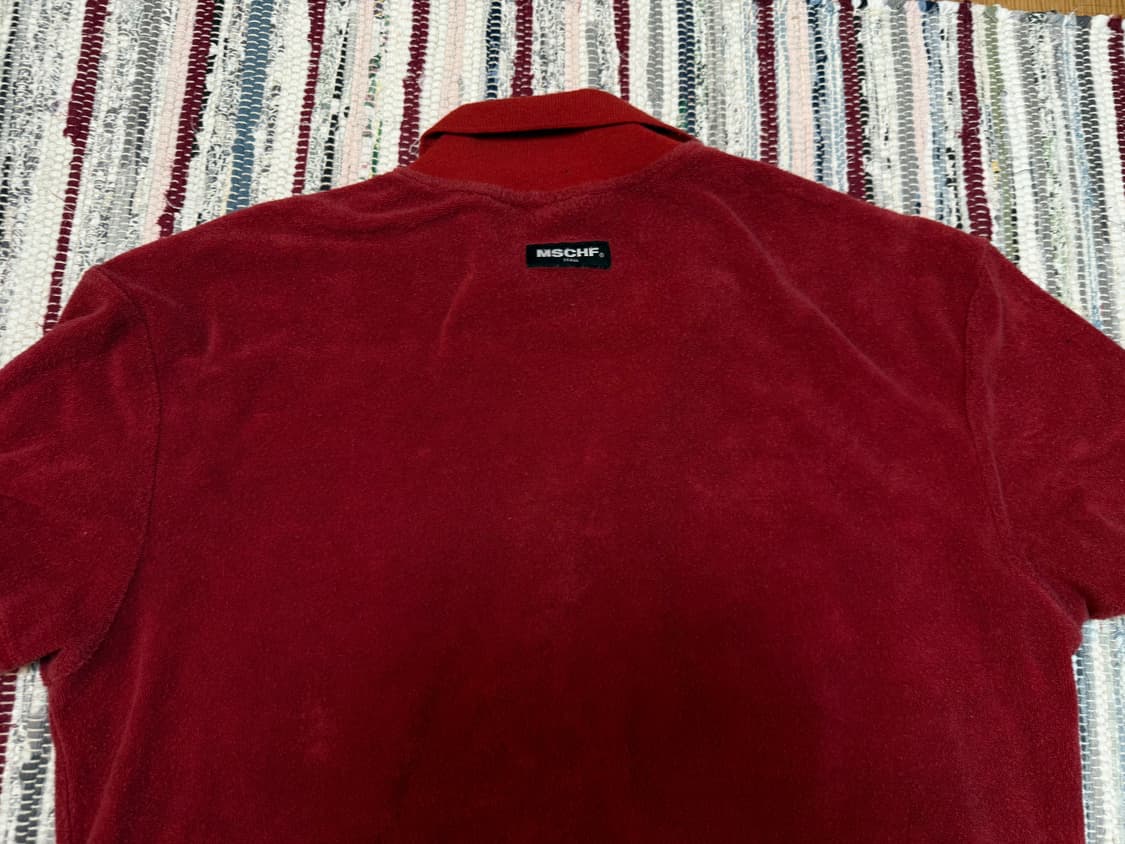 미스치프 반팔 카라티 레드 상품이미지3