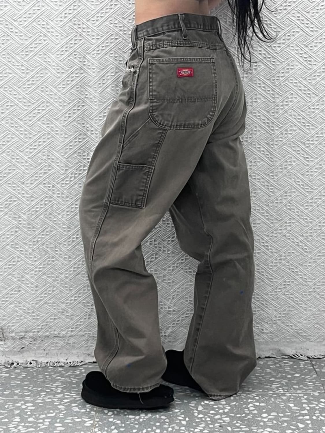 디키즈 올드스쿨 아메카지 빈티지 데님 카고 워크팬츠 37인치 C10048 상품이미지1