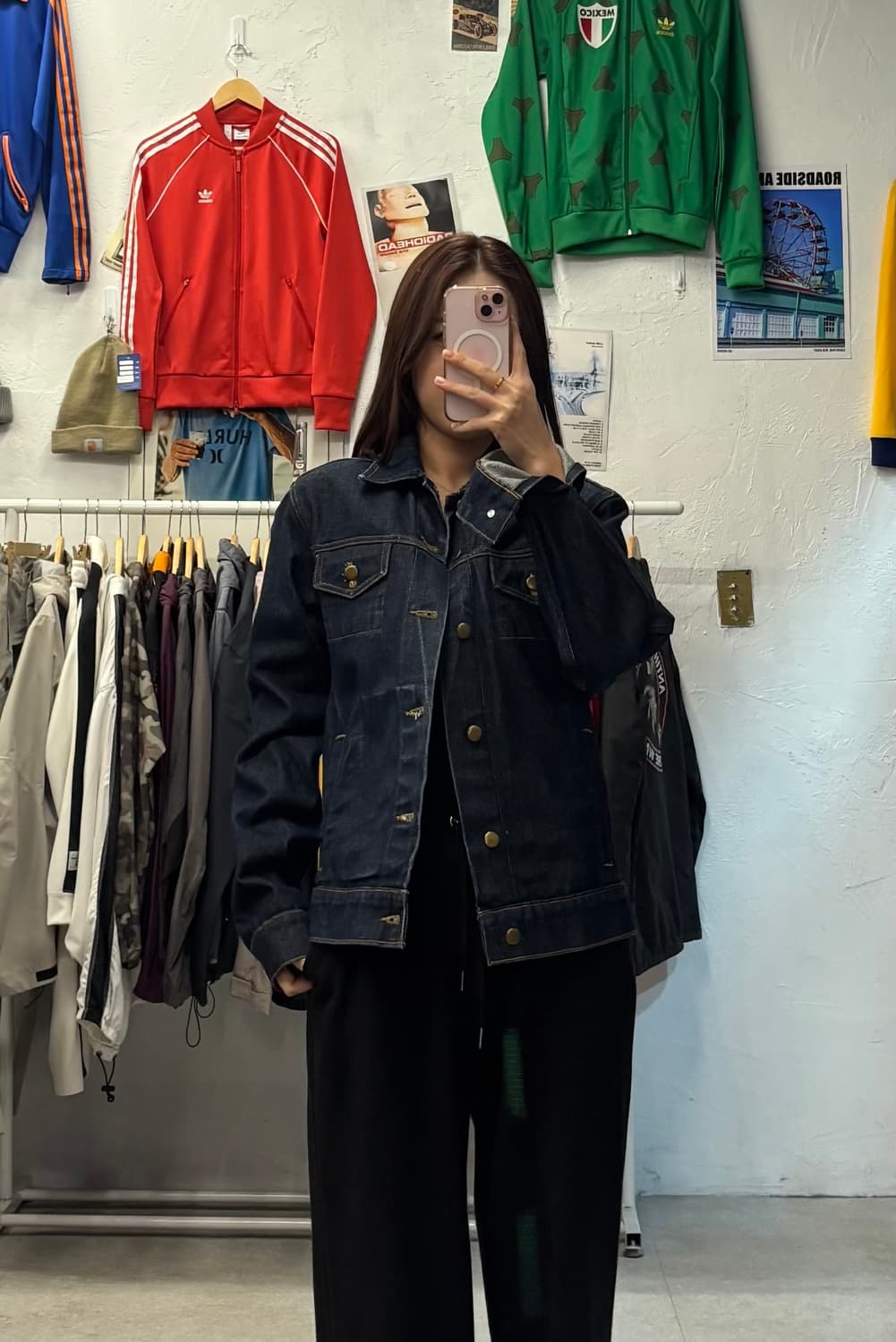 American Apparel 아메리칸 어패럴 USA 트러커 청자켓 M 상품이미지1