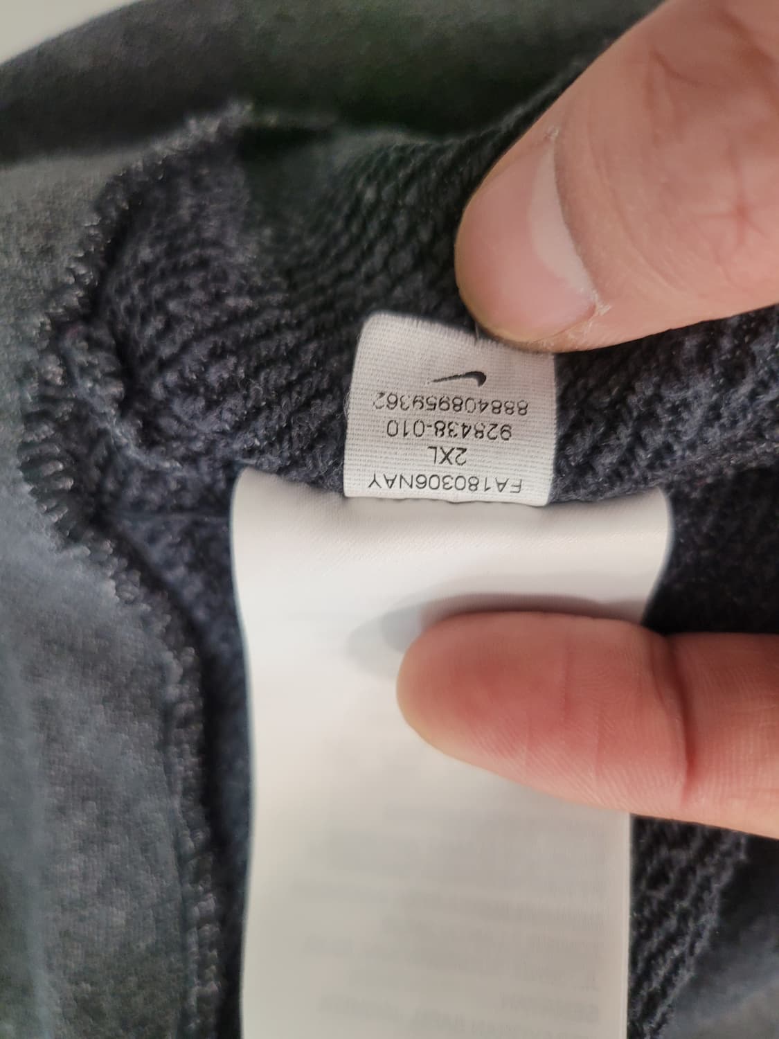 나이키 NSW 헤리티지 풀오버 후드티 (차콜/XXL) 상품이미지7